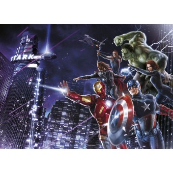 4-434-Avengers-Citynight Фотообои Komar Disney x