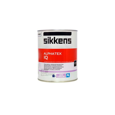 5039160 Краска Sikkens Alphatex IQ для стен и потолков 0.96 л