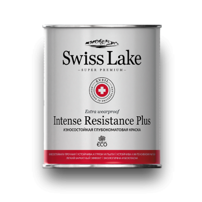 Краска Swiss Lake Intense Resistance Plus для стен и потолков 2.7 л