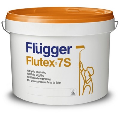 76994 Краска Flugger Flutex 7S для стен, для потолка 9.1 л