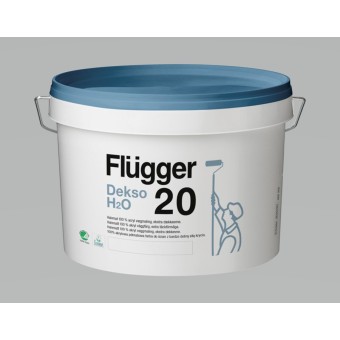 Краска Flugger Dekso H2O 20 для стен, для влажных помещений 0.7 л