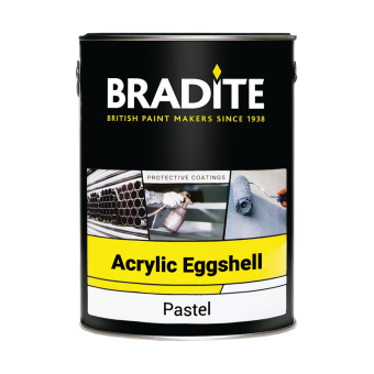 PAEP5 Краска Bradite Acrylic Eggshell для кухни и ванной 5 л