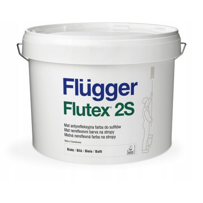 76733 Краска Flugger Flutex 2S для потолка 3 л