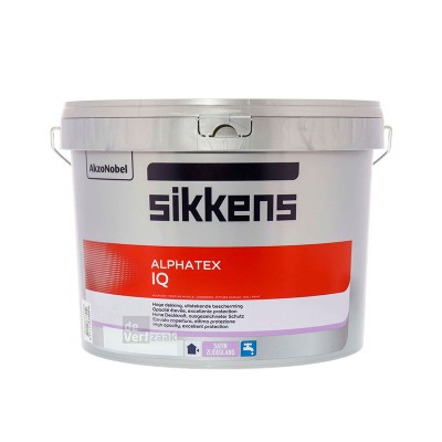 5039164 Краска Sikkens Alphatex IQ для стен и потолков 4.65 л