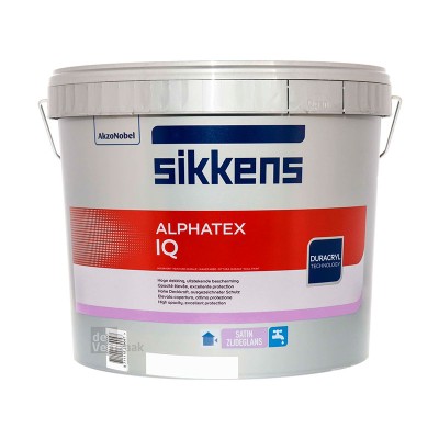 5039166 Краска Sikkens Alphatex IQ для стен и потолков 10 л