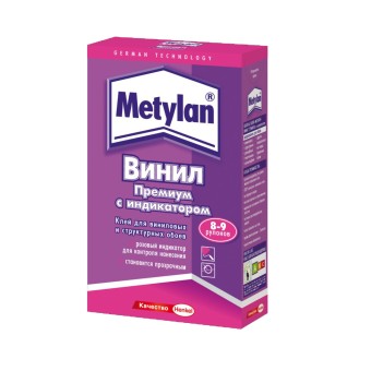 586527 Клей для обоев Metylan Винил Премиум розовый индикатор 300 г