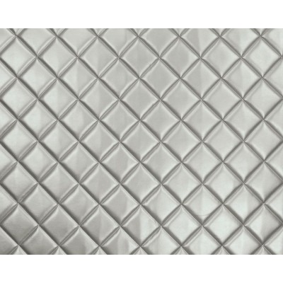 10-001-011-00 Стеганые обои Chesterwall Individual size Rhombus mini Silver