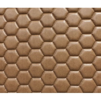 20-006-008-00 Стеганые обои Chesterwall Individual size Honeycomb Cinnamon