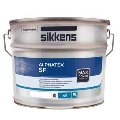 5258229 Краска Sikkens Alphatex SF для стен и потолков 10 л