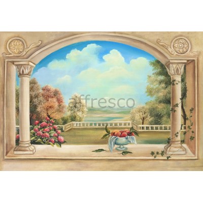 6377-Velure Фреска Affresco Пейзажи