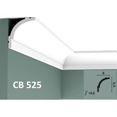 CB525 Карниз Decomaster 60х65х2000 мм