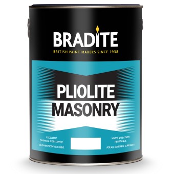 PP10 Краска Bradite Pliolite Masonry Плиолитовая фасадная 10 л