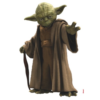 14721h Наклейки на стену Komar, Komar Star Wars Yoda, Star Wars Yoda