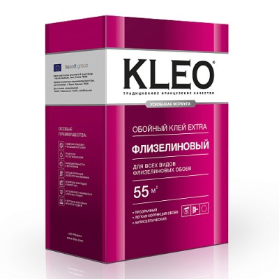 3760058412640 Клей для обоев Kleo EXTRA 55 флизелиновый 380 г