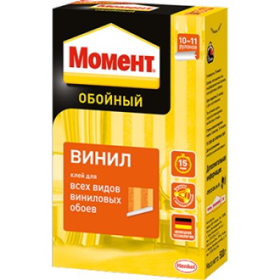 756740 Клей для обоев Момент Винил для всех видов виниловых обоев 500 г