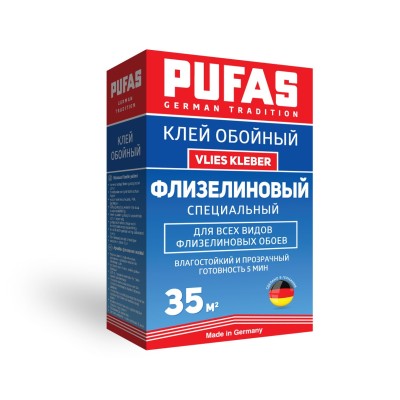 8092/225 Клей для обоев Pufas VLIES KLEBER флизелиновый специальный 225 г