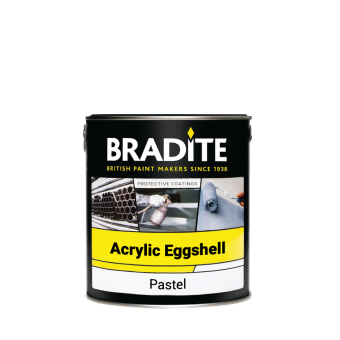 PAEP25 Краска Bradite Acrylic Eggshell для кухни и ванной 2.5 л