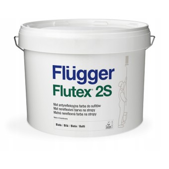 76734 Краска Flugger Flutex 2S для потолка 0.75 л