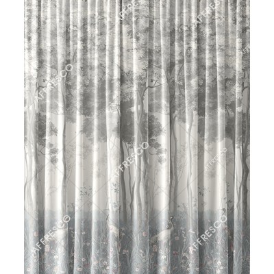 FA1036-COL2 Ткань Affresco ART Linen (Stone Washed)