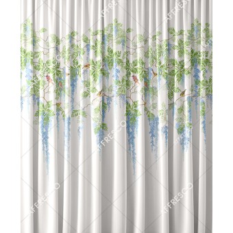 FA1053-COL5 Ткань Affresco Ivory Linen