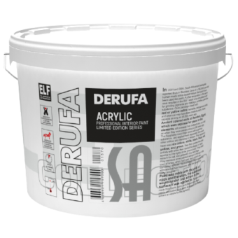 Краска Derufa Supracryl для стен и потолков 2.7 л