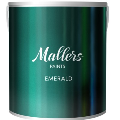 Краска Mallers Emerald для стен и потолков 0.9 л